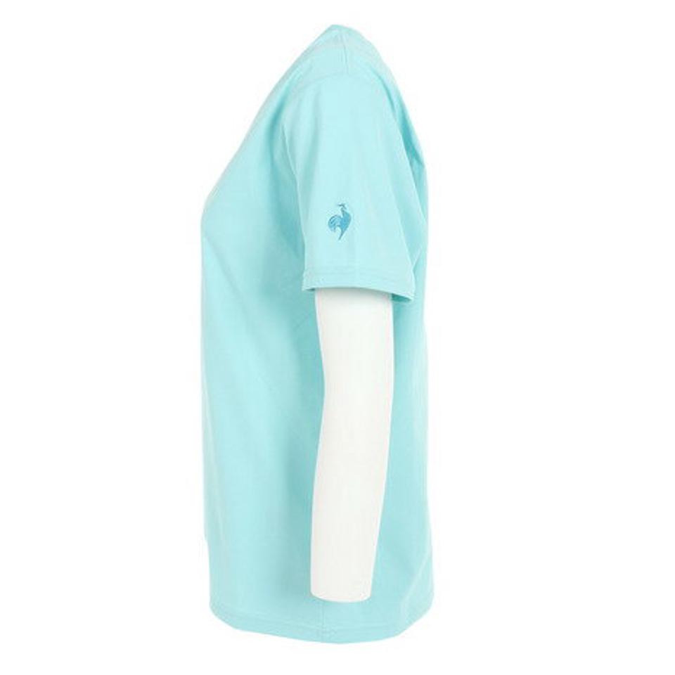 ルコック スポルティフ(le coq sportif)(レディース)半袖シャツ レディース ヘランカ SUNSCREEN QMWVJA01 BL