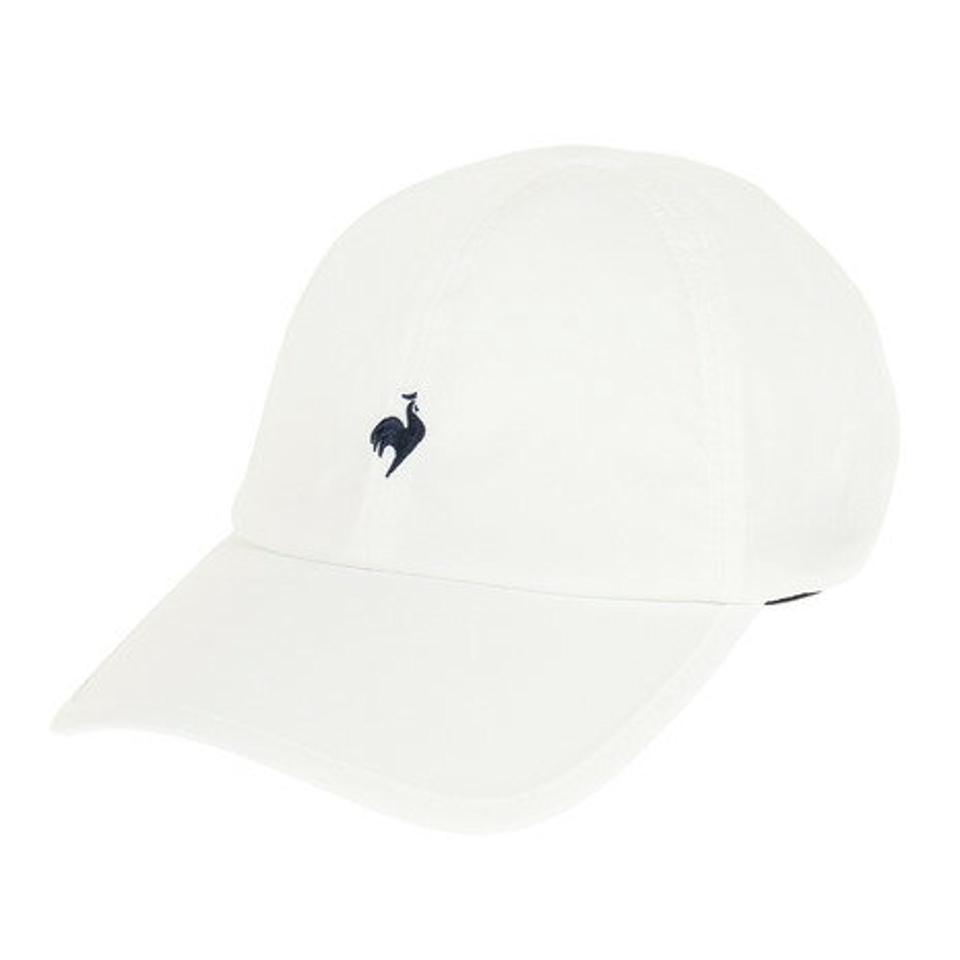 ルコック スポルティフ（Lecoq Sportif）（メンズ、レディース）テニス 帽子 FAN AIR キャップ QTBVJC11 WH
