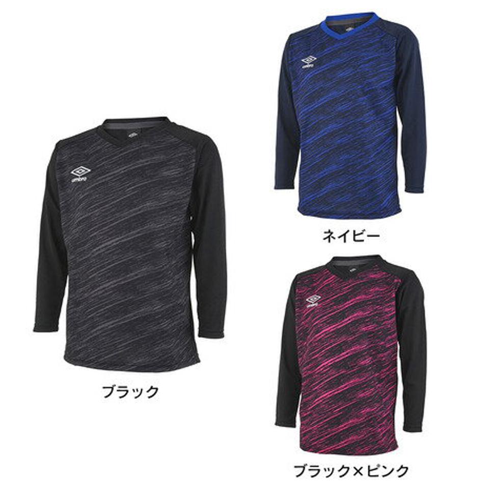 アンブロ（UMBRO）（キッズ）サッカーウェア ジュニア グラフィック長袖プラクティスシャツ UUJSJB53