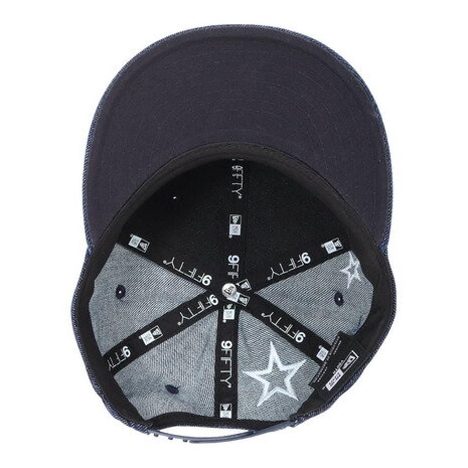 ニューエラ（NEW ERA）（キッズ）Youth 9FIFTY スター ウォッシュドデニム キャップ 13058795