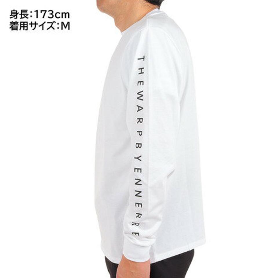 【10%OFFクーポン対象!8/10まで】ザ・ワープ・バイ・エネーレ(The Warp By Ennerre)(メンズ)長袖Tシャツ WB3PJB12 WHT