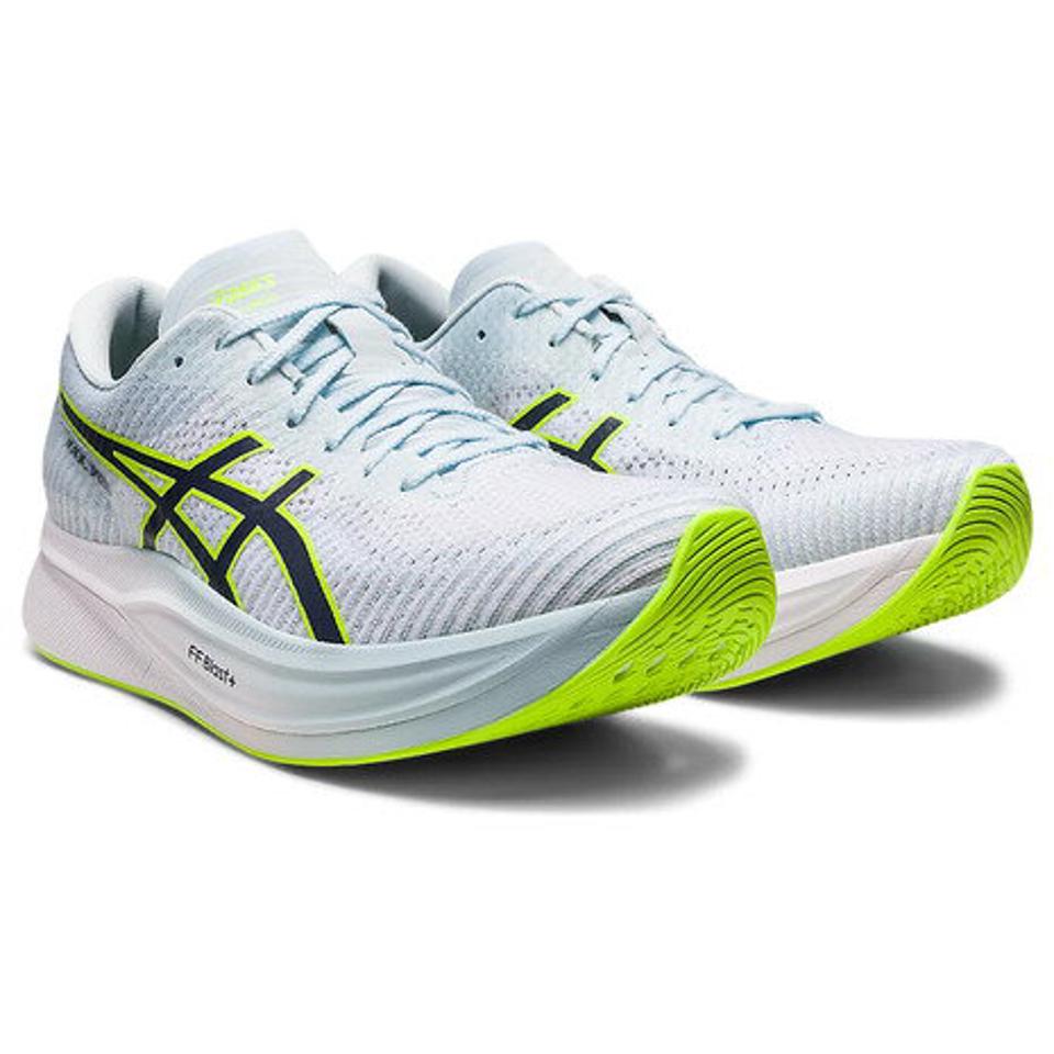 【7/17 9:59までエントリーでP5倍！】アシックス（ASICS）（レディース）ランニングシューズ マジック スピード 2 サックス 1012B274.402 スニーカートレーニング ジョギング 軽量