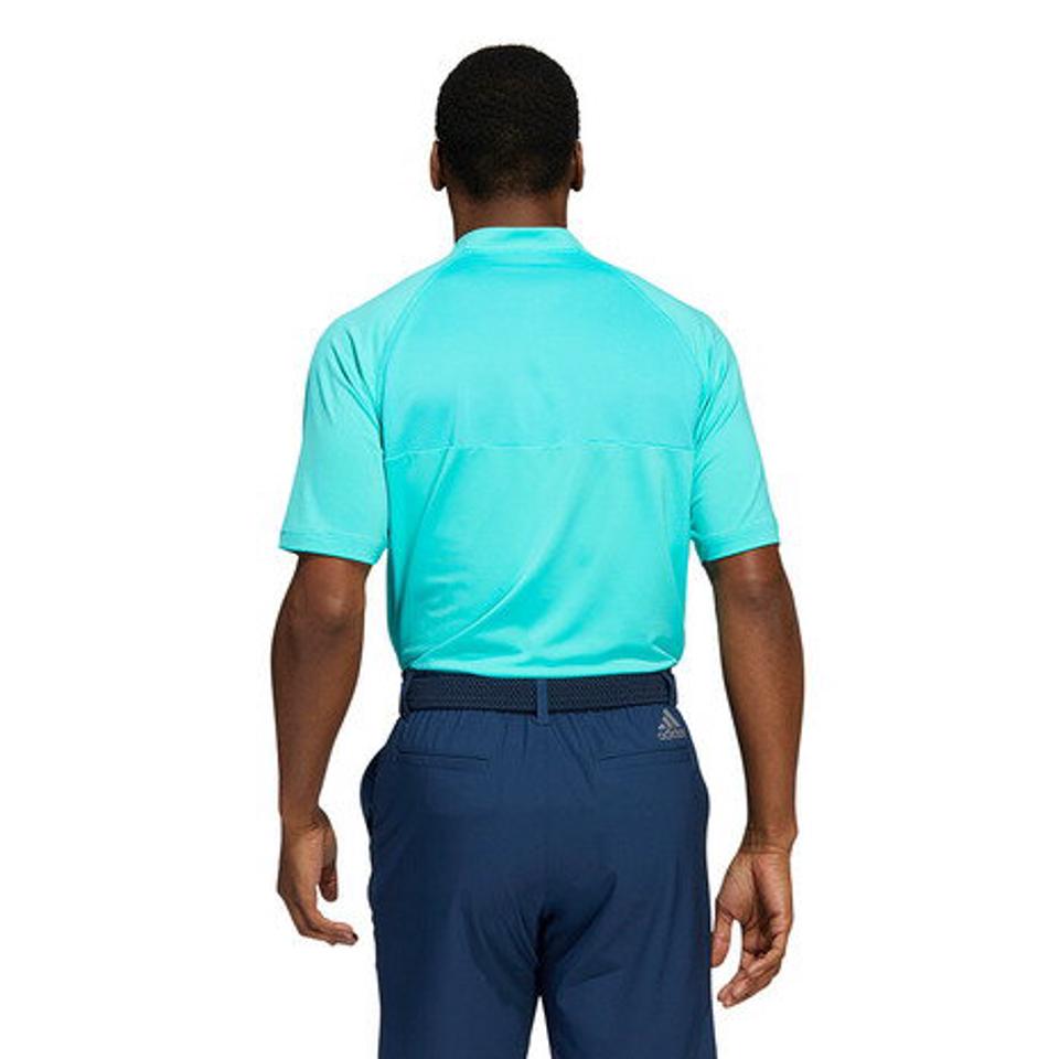 アディダス（adidas）（メンズ） ゴルフウェア ソリッド 半袖ボタンスタンドカラーシャツ UG212-HA6159 UG212-HA1468