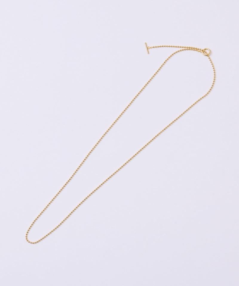 2.4mmボールチェーンネックレス