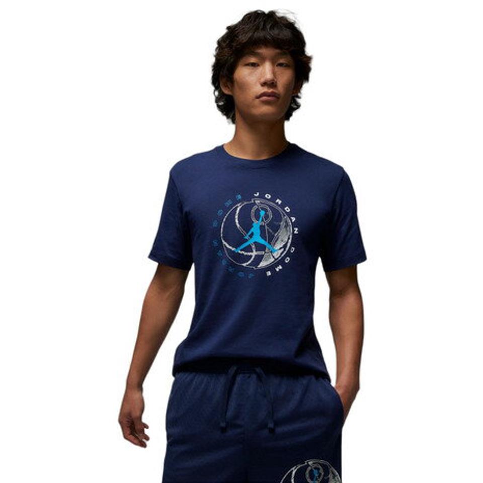 ジョーダン(JORDAN)(メンズ)バスケットボールウェア ドライフィット グラフィック Tシャツ DX9602-410