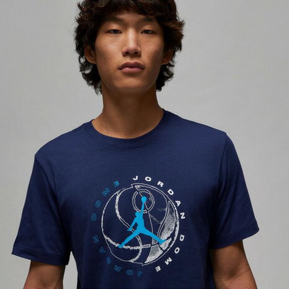 ジョーダン(JORDAN)(メンズ)バスケットボールウェア ドライフィット グラフィック Tシャツ DX9602-410