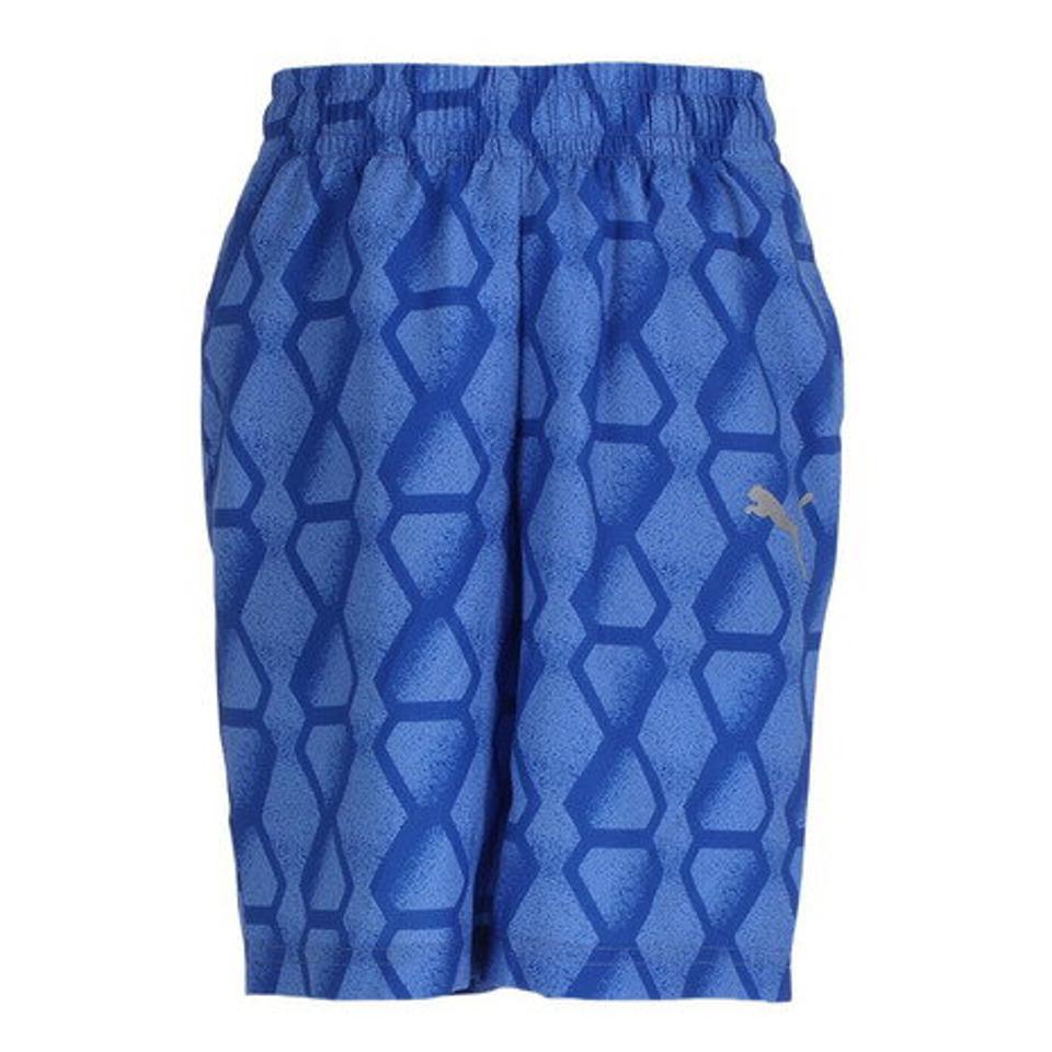 プーマ（PUMA）（キッズ）ACTIVE SPORTS ウーブン AOP ショーツ 675778 92 BLU