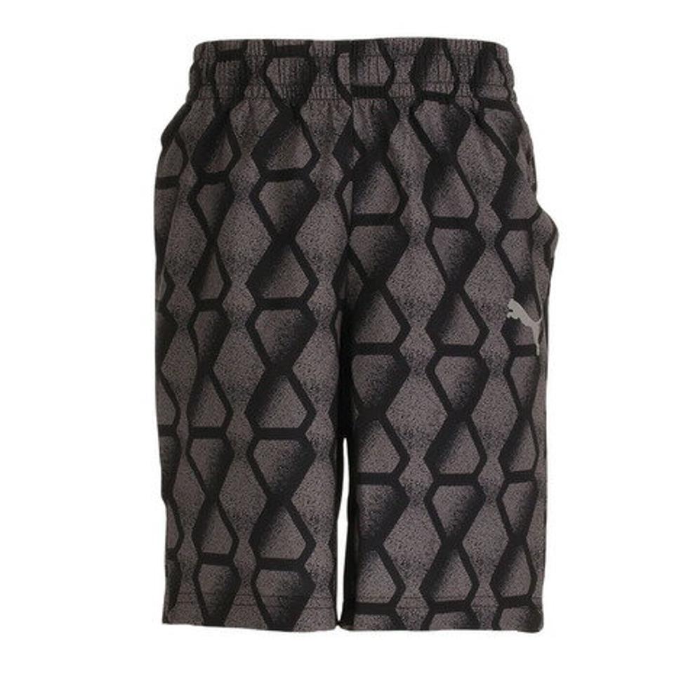 プーマ（PUMA）（キッズ）ACTIVE SPORTS ウーブン AOP ショーツ 675778 01 BLK