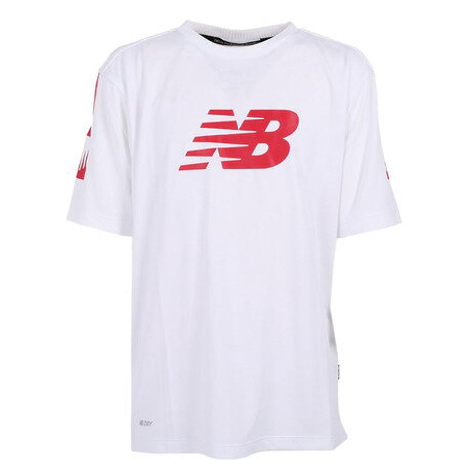 ニューバランス（new balance）（キッズ）サッカーウェア ジュニア トレーニングマッチ ショートスリーブシャツ ABT35208WT