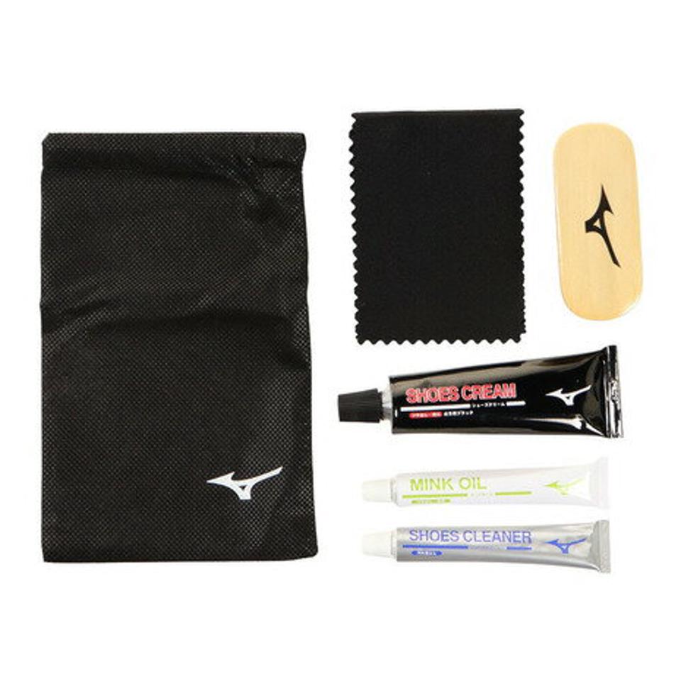 【5点10％OFFクーポン対象！7/20限定！】ミズノ（MIZUNO）（メンズ、レディース、キッズ）シューズメンテナンスセット ブラック P1GZ190609