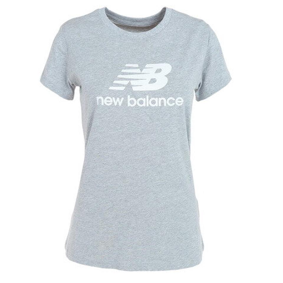 ニューバランス（new balance）（レディース）半袖Tシャツ レディース スタックドロゴ WT31546
