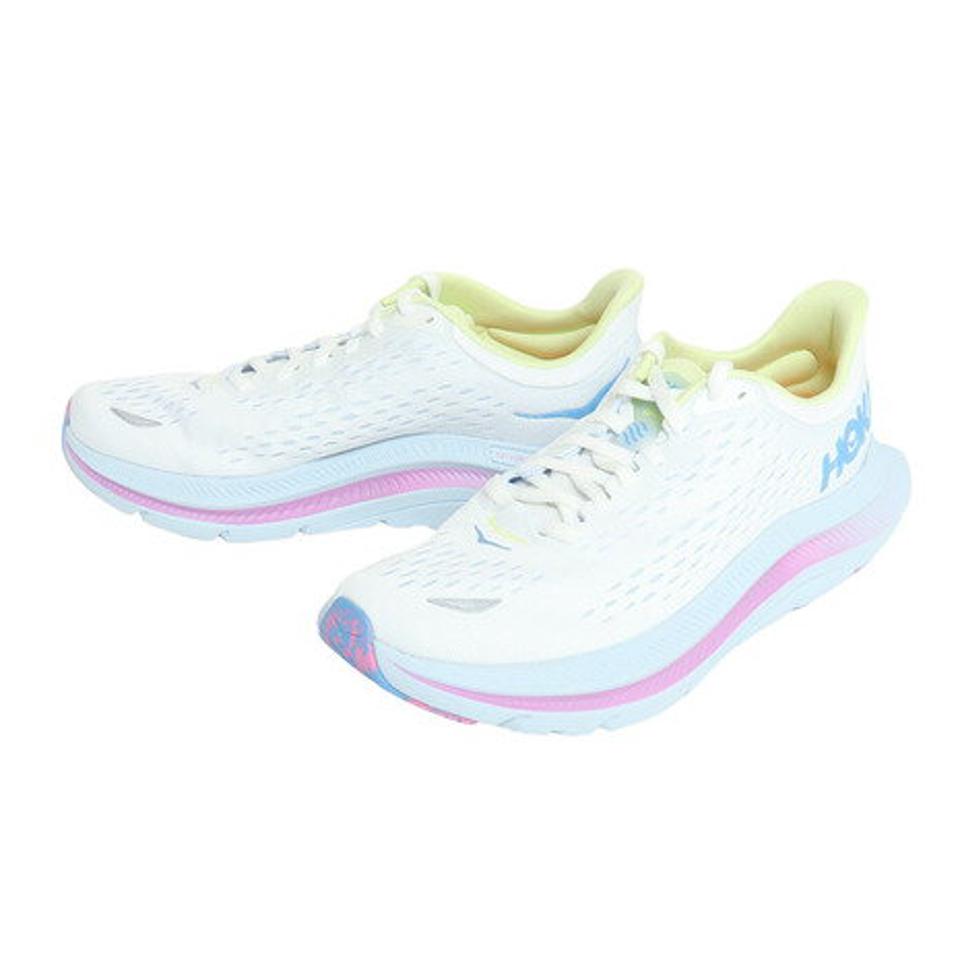 ホカ（HOKA）（レディース）ランニングシューズ カワナ ホワイト ピンク 1123164-WIWT スニーカー トレーニング ジョギング 室内 室外 ジム