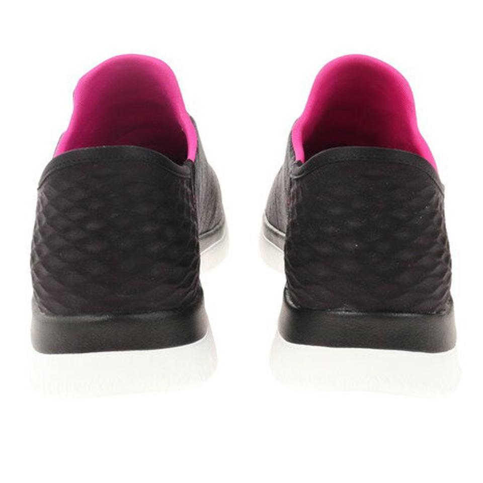 スケッチャーズ（SKECHERS）（レディース）カジュアル シューズ サミッツ ダズリング ヘイズ ブラック 149937-BKMT スニーカー タウン スリップインズ 水洗い