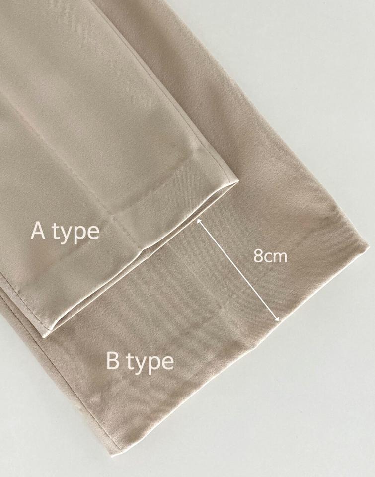 2TYPEスラックス・t00594 レディース 【pt】 韓国ファッション ボトムス パンツ スラックス ロング丈 9分丈 フルレングス 2TYPE ハイウエスト ストレート 着丈選択可能 伸縮 無地 シンプル ベーシック デイリー 春 夏 カジュアル