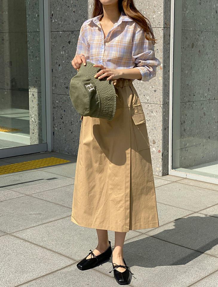シアーチェックシャツ・t00580 レディース 【bl】 韓国ファッション トップス シャツ カラーネック 長袖 股丈 チェック柄 シアー 透け感 ルーズフィット ゆったり コットン混 大人カジュアル デイリー レトロ 春 夏 カジュアル