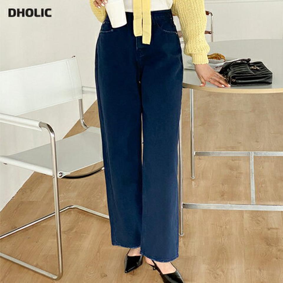 コットンワイドパンツ・t72070 レディース 【pt】 韓国ファッション ボトムス パンツ ロング丈 9分丈 ハイウエスト ポケット コットン 綿100 ワイド ストレート 無地 シンプル ベーシック デイリー 大人カジュアル 春 カジュアル