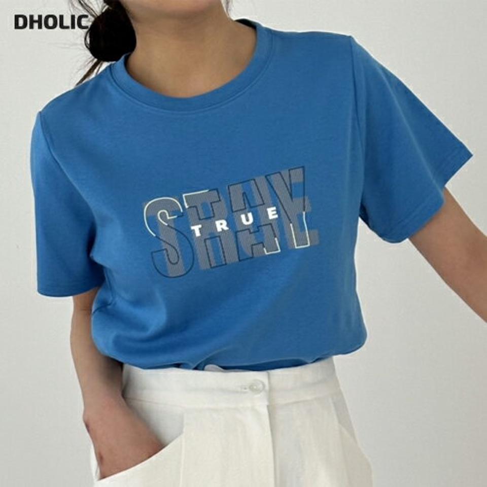 テンセル混レイヤードロゴ半袖Tシャツ・p003812 レディース 【tops】トップス Tシャツ 半袖 柄 模様 ロゴT テンセル混 春 夏 カジュアル ラフ かわいい 可愛い 韓国ファッション MKT