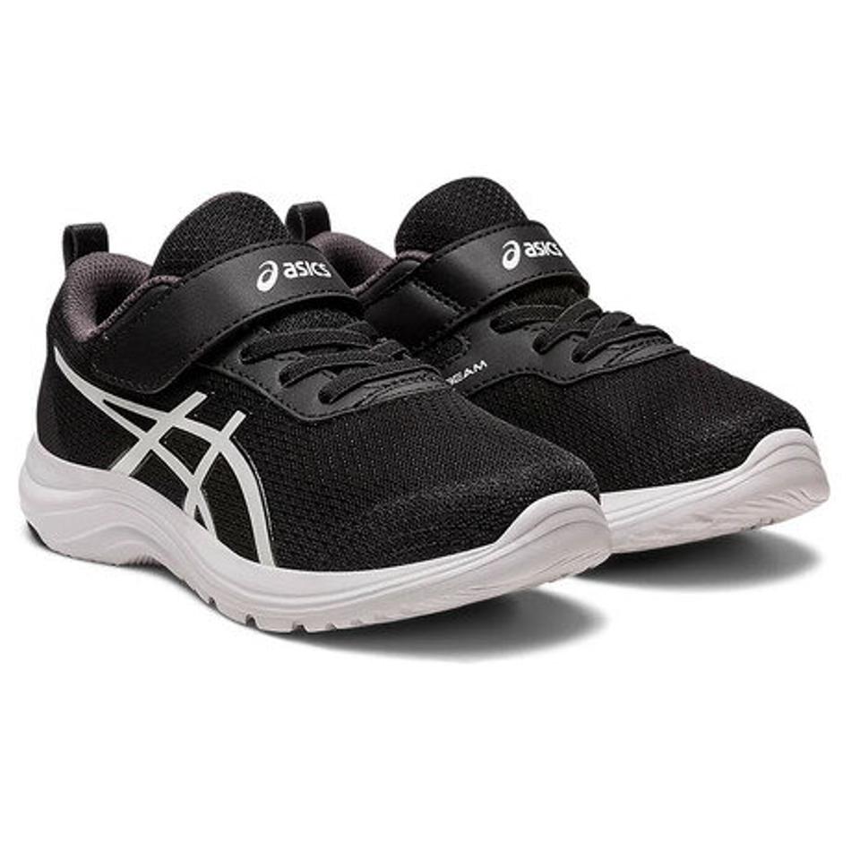 【7/5 24h限定 エントリー＆対象3店舗買い回りで最大P10倍！】アシックス（ASICS）（キッズ）ジュニアスポーツシューズ レーザービーム LAZERBEAM MJ-MG ブラック 1154A147.001 スニーカー ベルクロ ベルト付き 消臭