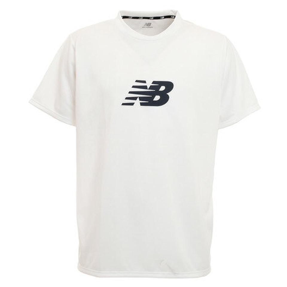 ニューバランス（new balance）（メンズ）サッカー ウェア メンズ 半袖 Tシャツ ロゴ ショートスリーブ JMTT0102WT