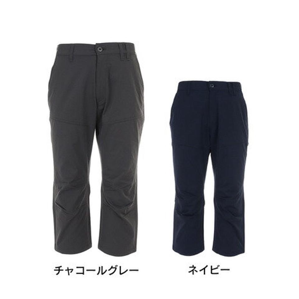 トランスコンチネンツ（TRANS CONTINENTS）（メンズ）ゴルフウェア ストレッチ 快適プレー 脇カモ柄リブ裏点接触 7分丈パンツ 22STRZ11