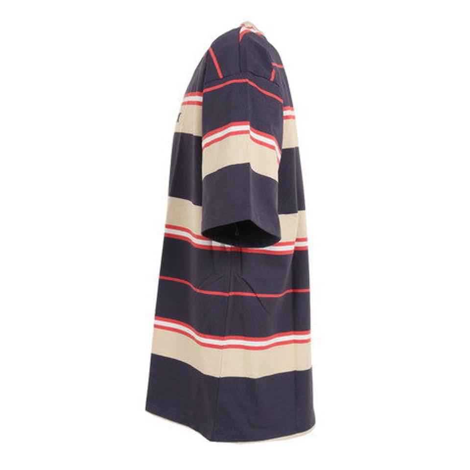 【1/25 24h限定 エントリー＆対象3店舗買い回りで最大P10倍！】ハーレー（HURLEY）（メンズ）OVRSZ BORDER 半袖Tシャツ MSS2310023-CGY