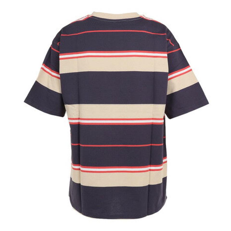 【1/25 24h限定 エントリー＆対象3店舗買い回りで最大P10倍！】ハーレー（HURLEY）（メンズ）OVRSZ BORDER 半袖Tシャツ MSS2310023-CGY