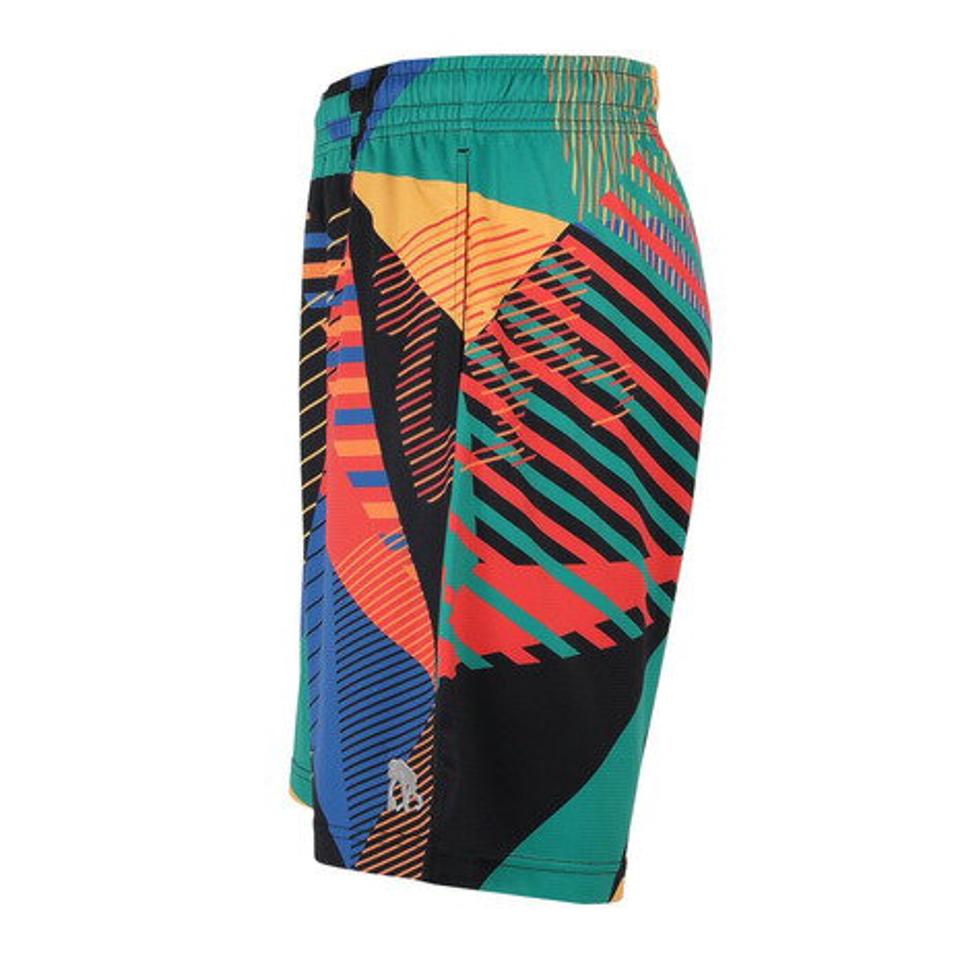 【10%OFFクーポン対象!10/12まで】エゴザル(EGOZARU)(メンズ)バスパン バスケットボールウェア ワイドジオメトリック ショートパンツ EZHP-S2303-012