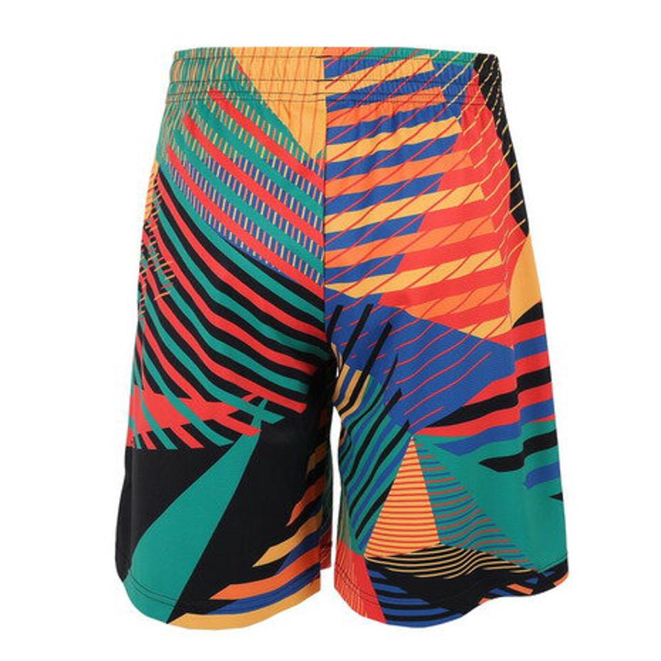 【10%OFFクーポン対象!10/12まで】エゴザル(EGOZARU)(メンズ)バスパン バスケットボールウェア ワイドジオメトリック ショートパンツ EZHP-S2303-012