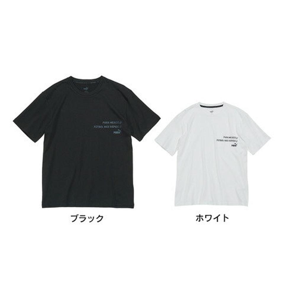 【4/10限定！エントリーで最大100％ポイントバック】プーマ（PUMA）（メンズ）サッカーウェア パラメヒコ PM 半袖 Tシャツ 705639