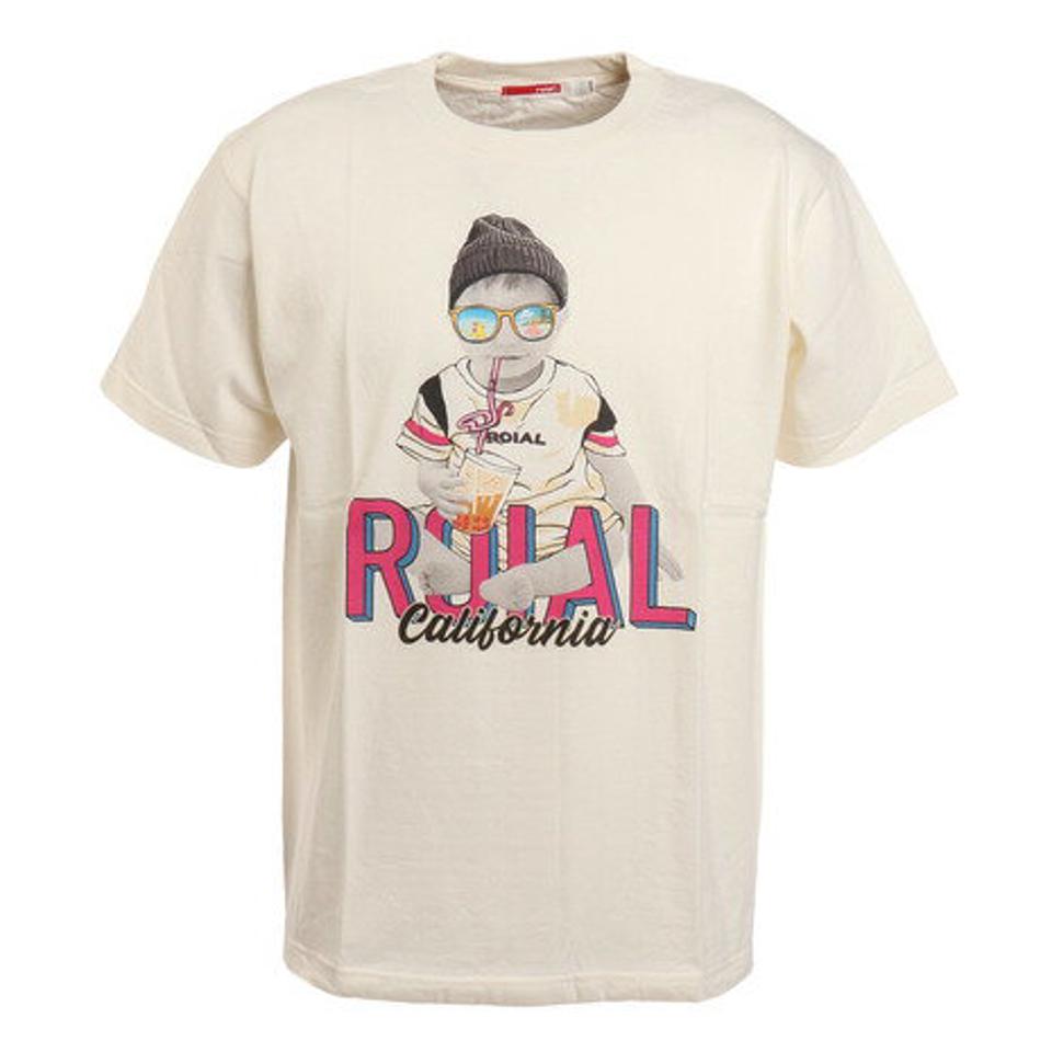 【スポーツデー エントリーでP5倍！4/3 9:59迄】ロイヤル（メンズ）Tシャツ メンズ 半袖 KATANA R001MST11 IVR カットソー