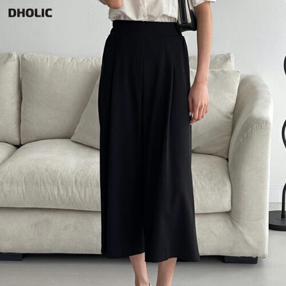 バックゴムクロップドタックパンツ・p004021 レディース 【pt】パンツ ロング丈 ウエストゴム 単色 無地 シンプル ベーシック クロップド丈 タック 春 夏 楽ちん カジュアル ラフ ワイド 韓国ファッション MKT