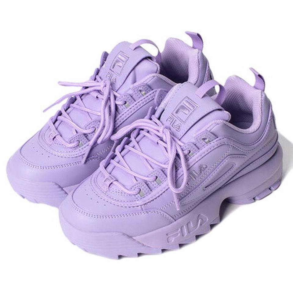 フィラ（FILA）（レディース）カジュアルシューズ ディスラプター2 ストリート USS23029 スニーカー 厚底 タウン 日常履き デイリーユース