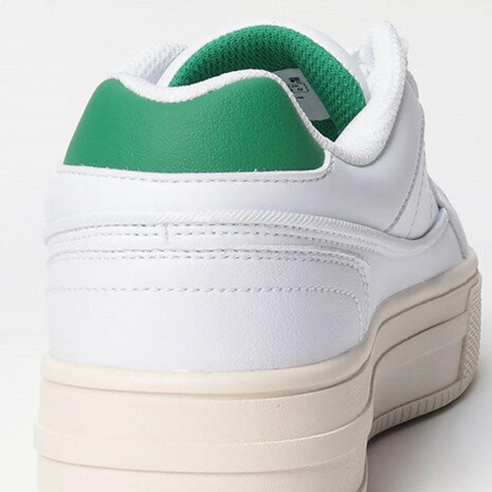 【5/10 24h限定 エントリー＆対象3店舗買い回りで最大P10倍！】フィラ（FILA）（レディース）カジュアルシューズ インターフェア ホワイト グリーン 1TM01784E-142 スニーカー 厚底 タウン 日常履き デイリーユース