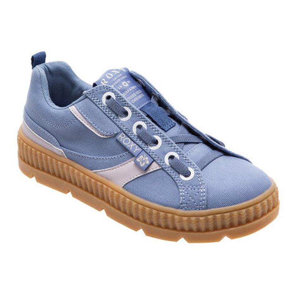 ロキシー（ROXY）（レディース）スニーカー SUNNY SIDE ブルー RFT231204BLU スポーツ アウトドア シューズ スリッポン ビーチ 海 レジャー デイリーユース