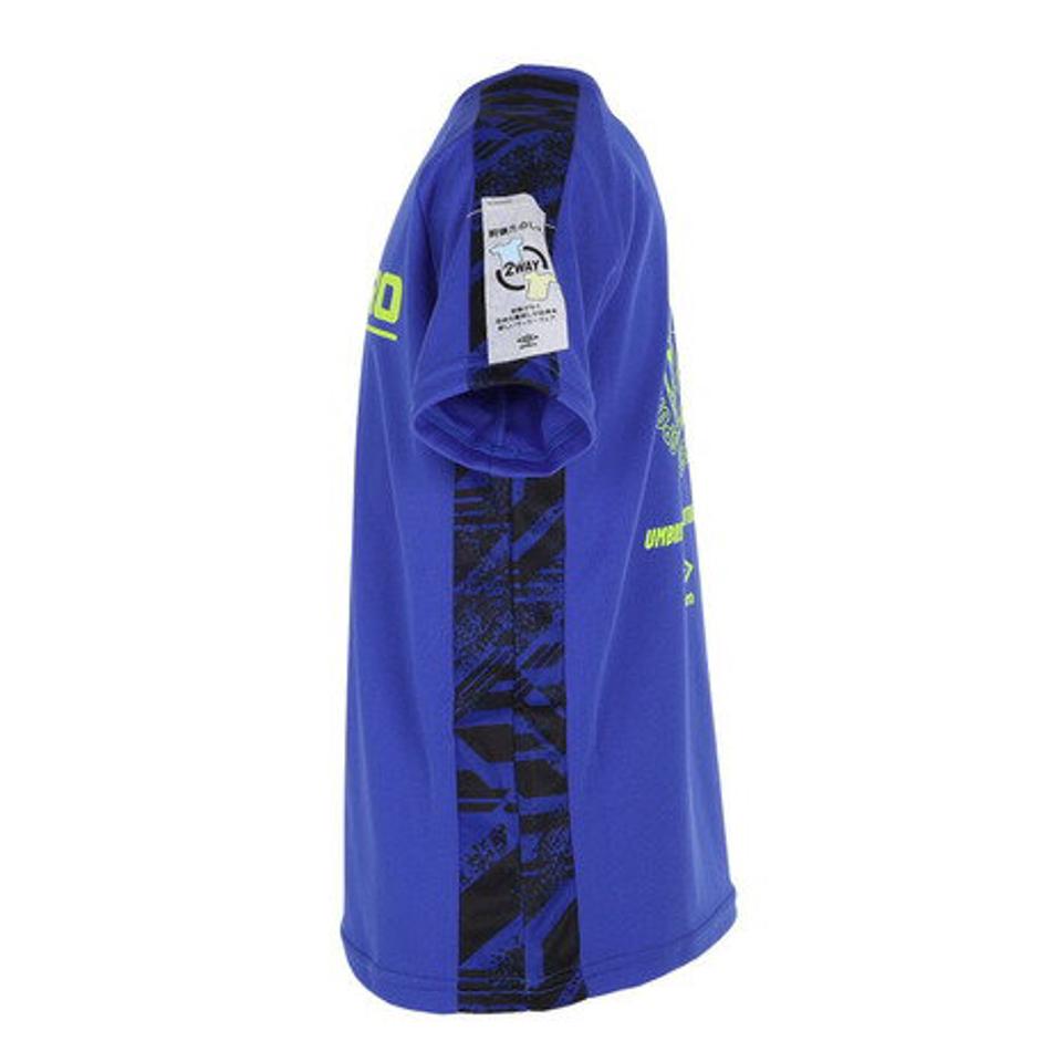 アンブロ（UMBRO）（キッズ）サッカーウェア ジュニア はじめてプラクティスシャツ UUJVJA54 BLU