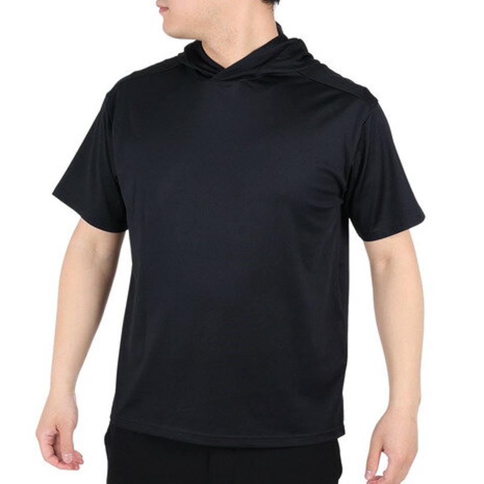 ジローム（GIRAUDM）（メンズ）半袖シャツ メンズ reraxing プルオーバー パーカー CT3S0007-TR863-GRCD BLK