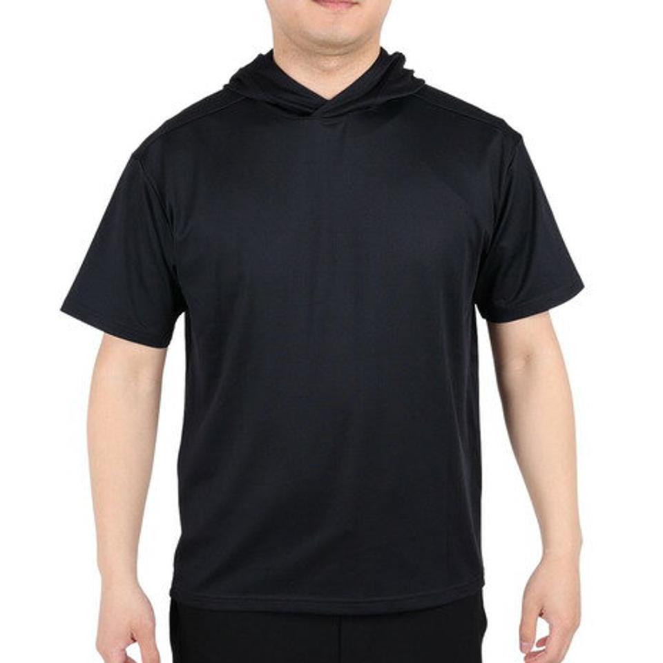 ジローム（GIRAUDM）（メンズ）半袖シャツ メンズ reraxing プルオーバー パーカー CT3S0007-TR863-GRCD BLK