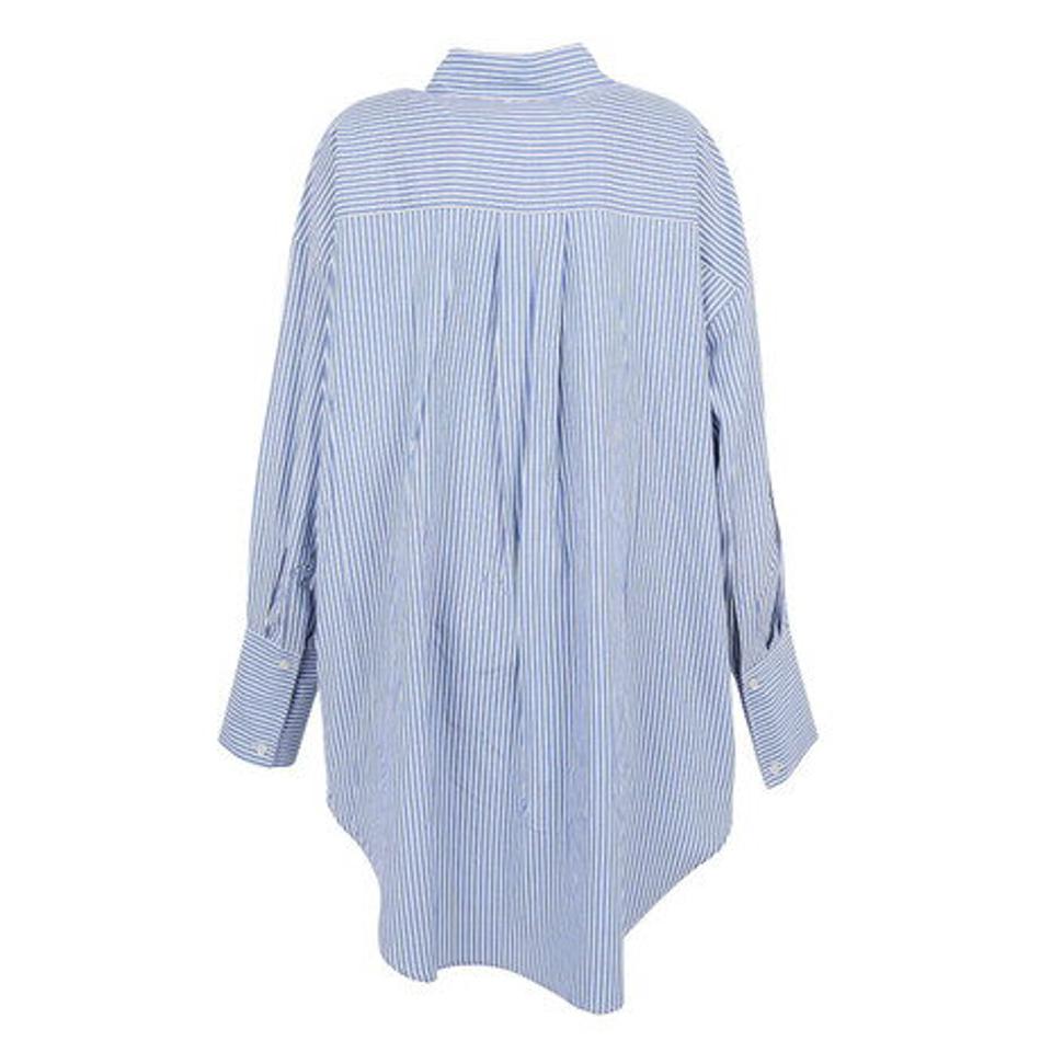 【20％OFFクーポン対象！4/5まで】Strawberry Vally（レディース）ロングカフスビッグシャツ 31801202-BLUOFF