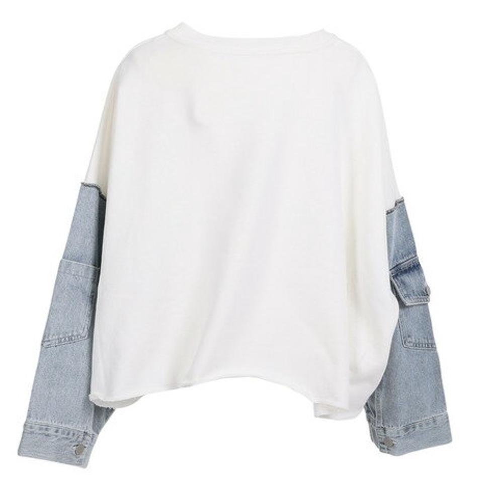 【20％OFFクーポン対象！4/5まで】Strawberry Vally（レディース）デニム袖 切り替えプルオーバー 31800901-OFF