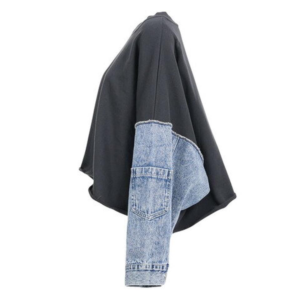 Strawberry Vally（レディース）デニム袖 切り替えプルオーバー 31800901-CHL