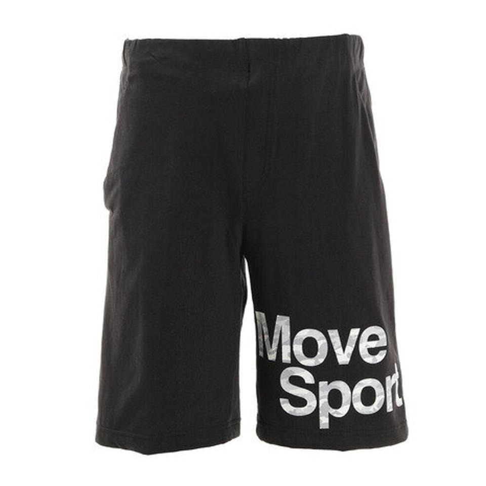 デサント(DESCENTE)(メンズ)スウェット ハーフパンツ DMMSJD84 BK