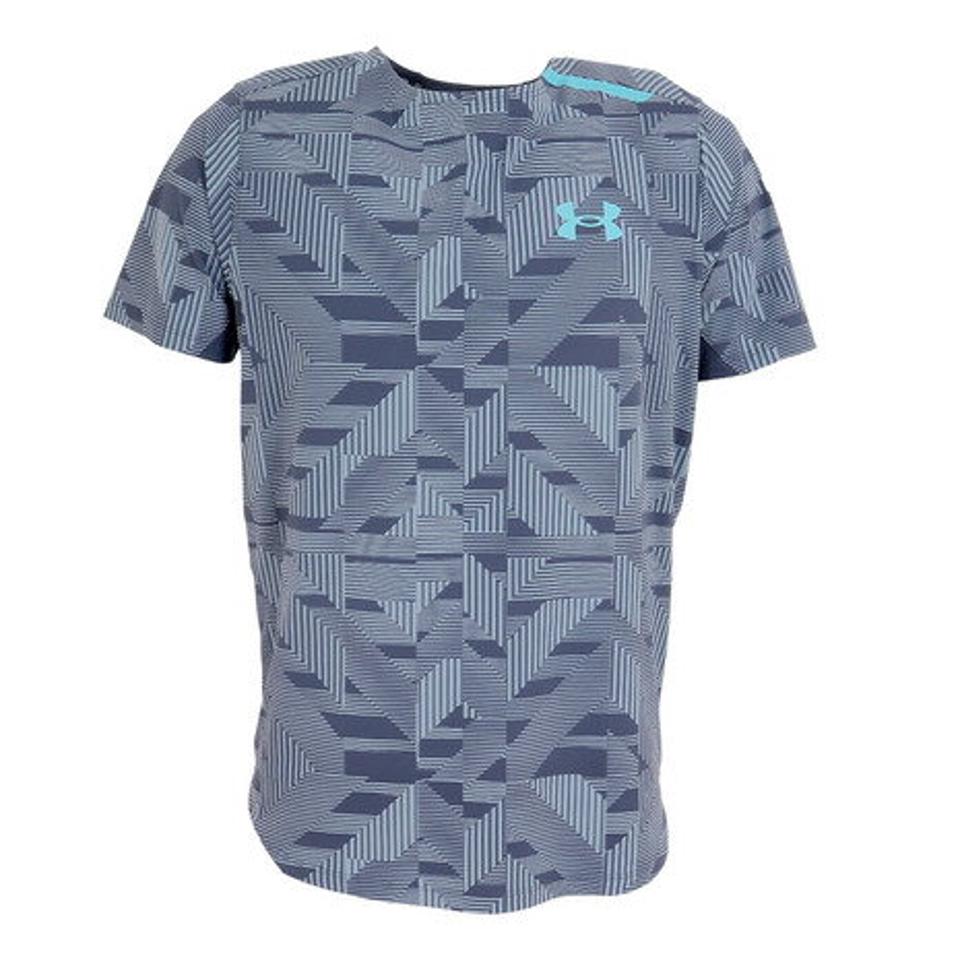 アンダーアーマー（UNDER ARMOUR）（メンズ）半袖Tシャツ メンズ 冷感 吸汗速乾 ISO-CHILL PRINTED 1378354 044