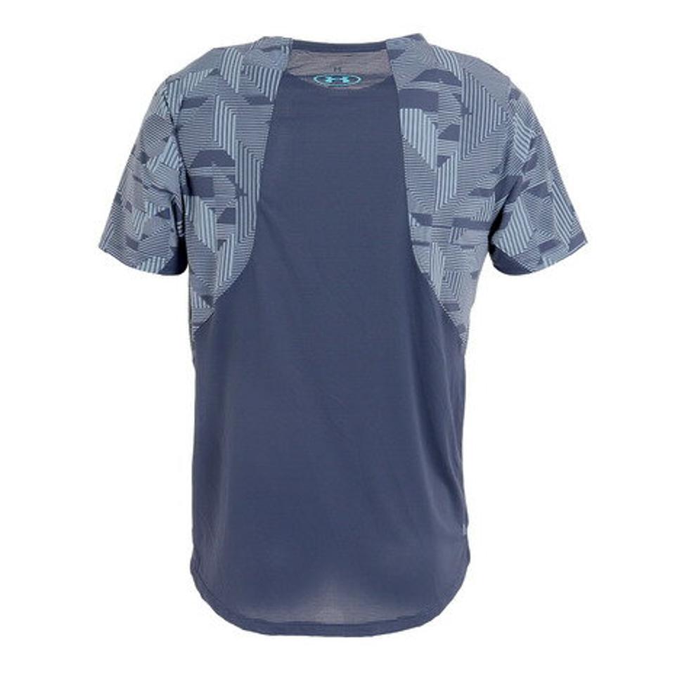 アンダーアーマー（UNDER ARMOUR）（メンズ）半袖Tシャツ メンズ 冷感 吸汗速乾 ISO-CHILL PRINTED 1378354 044