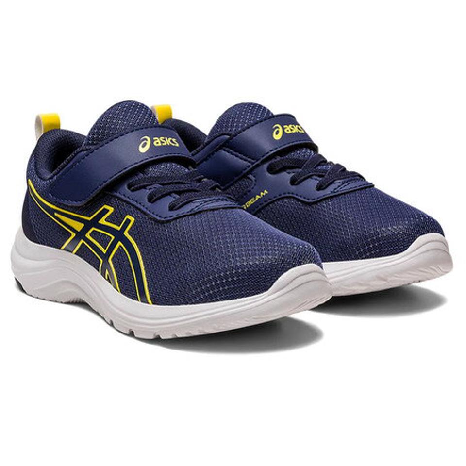 アシックス（ASICS）（キッズ）ジュニアスポーツシューズ レーザービーム LAZERBEAM MJ-MG 1154A147 スニーカー ベルクロ ベルト付き 消臭