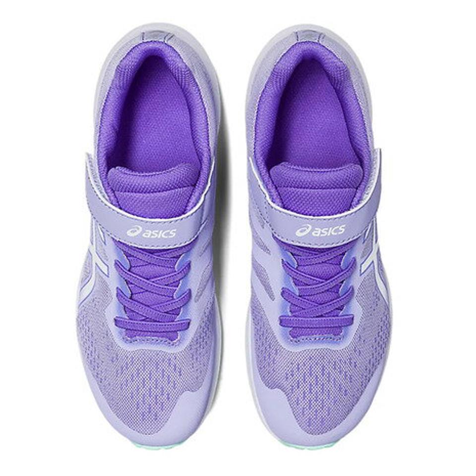 アシックス（ASICS）（キッズ）ジュニアスポーツシューズ レーザービーム LAZERBEAM RH-MG パープル 1154A146.500 スニーカー ベルクロ ベルト付き 消臭