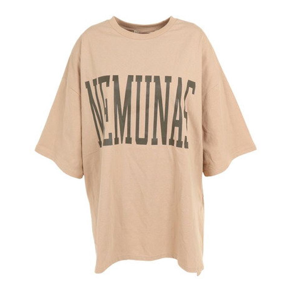 Strawberry Vally(レディース)デカロゴプリントBIG半袖Tシャツ 32800656-BEG