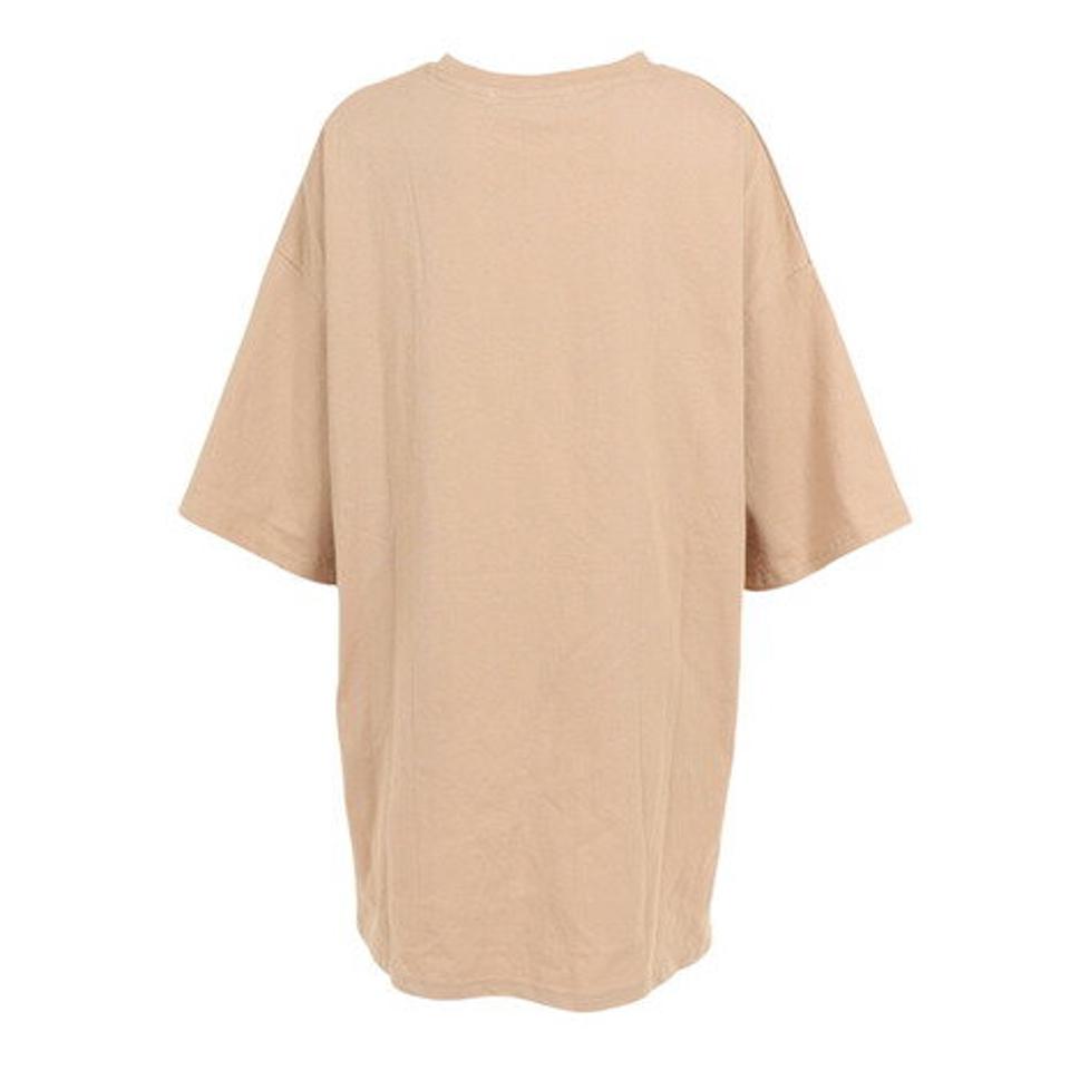 Strawberry Vally(レディース)デカロゴプリントBIG半袖Tシャツ 32800656-BEG