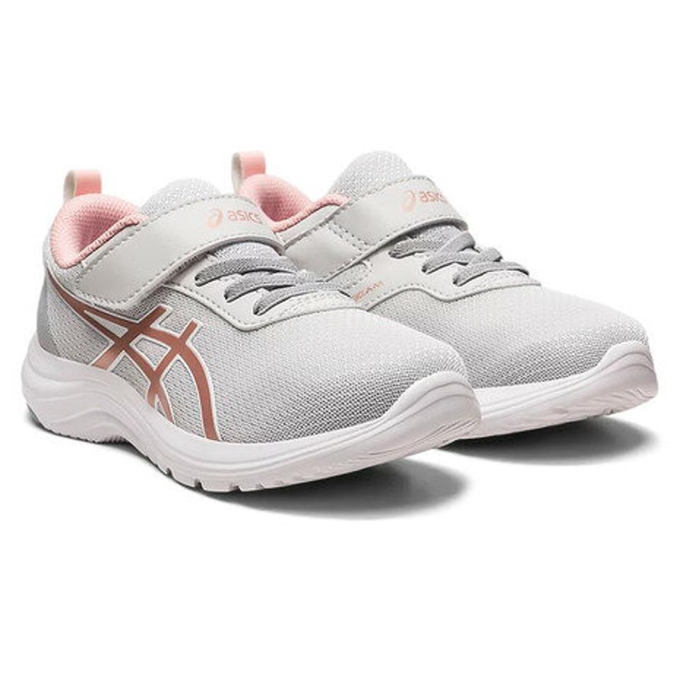 アシックス（ASICS）（キッズ）ジュニアスポーツシューズ レーザービーム LAZERBEAM MJ-MG グレー 1154A147.021 スニーカー ベルクロ ベルト付き 消臭