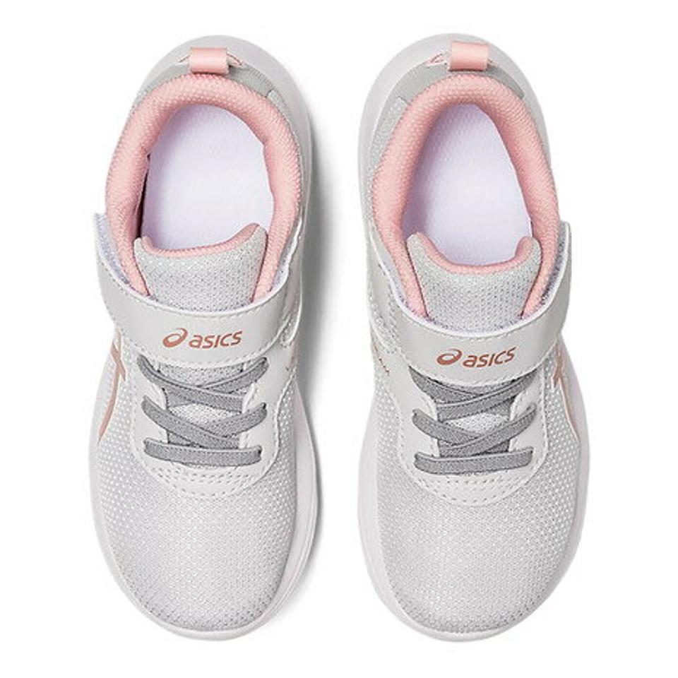 アシックス（ASICS）（キッズ）ジュニアスポーツシューズ レーザービーム LAZERBEAM MJ-MG グレー 1154A147.021 スニーカー ベルクロ ベルト付き 消臭