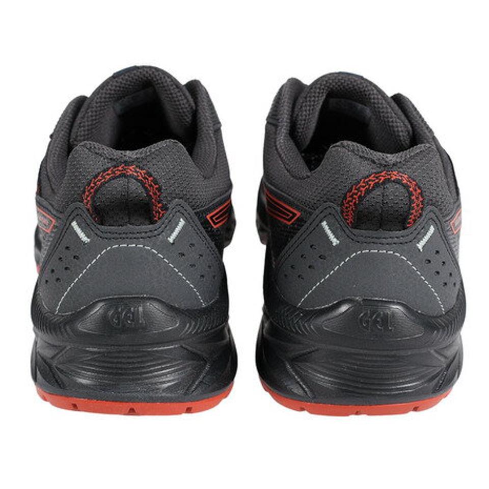 アシックス（ASICS）（メンズ）ランニングシューズ ゲル ベンチャー 9 EX WIDE ブラック レッド 1011B488.021 スニーカートレイルラン クッション オフロード